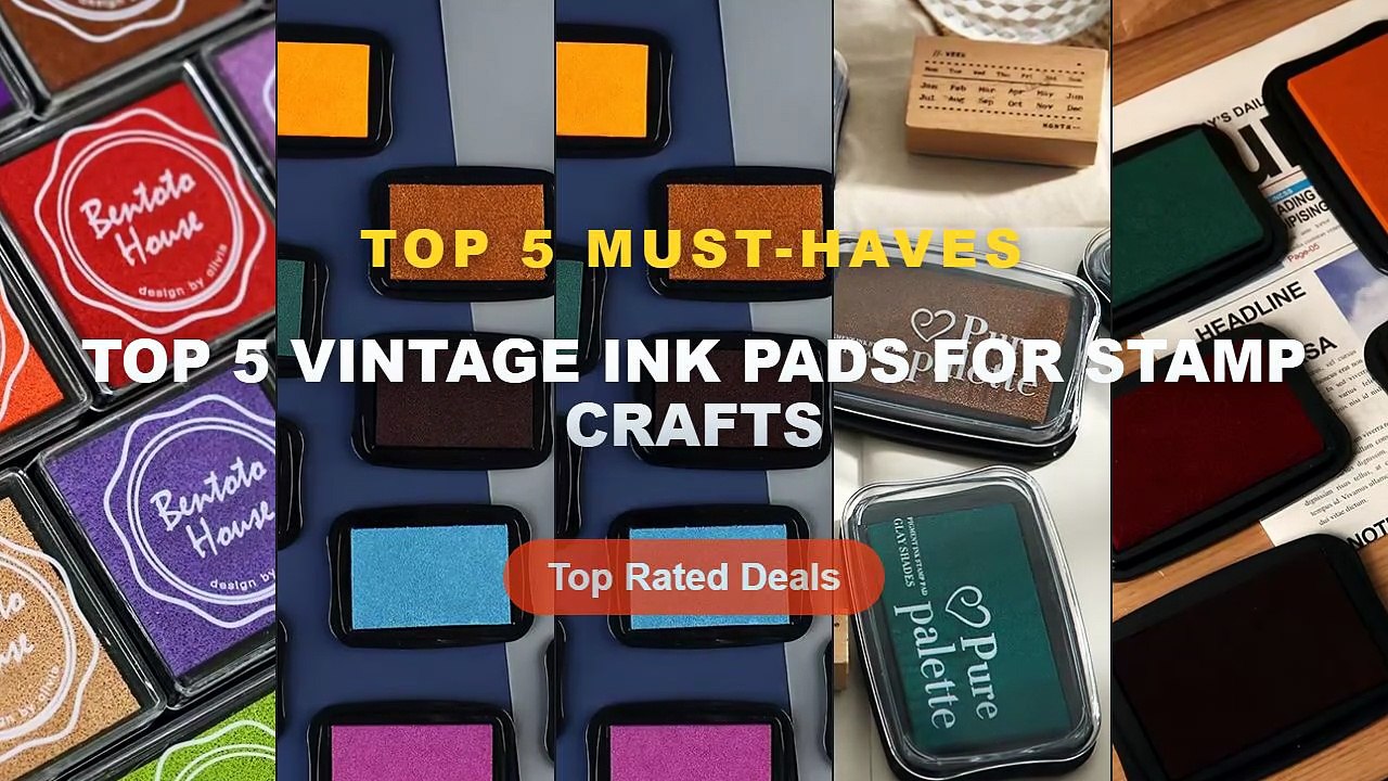 Top 5 Best Top 5 Vintage Ink Pads For Stamp Cra...