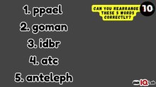 #DontBlameThePuzzle 😑😒 Can You Rearrange These 5 Words Correctly? ✏️