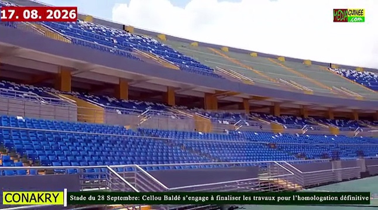 🟣 ⚽️🏀🎾Cellou Baldé, ministre des Sports : « Nous poursuivons activement les derniers aménagements du Stade du 28-Septembre, avec pour objectif prioritaire d’obtenir son homologation définitive dans les plus brefs délais. »🥊🥋🏐