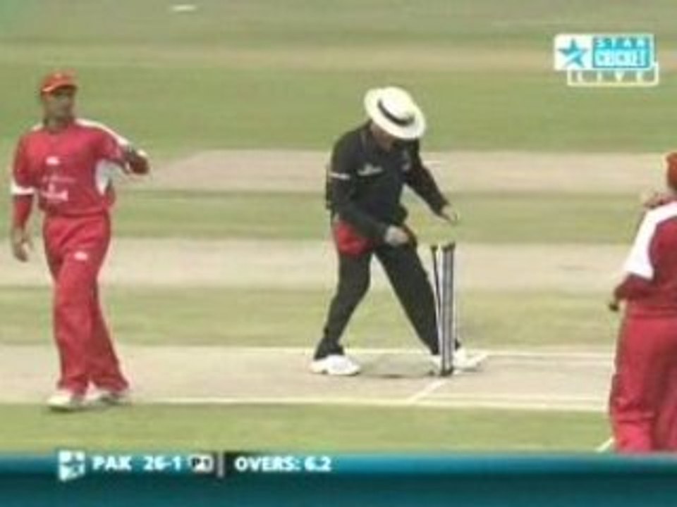 Hong Kong vs Pakistan | Afzal Haider | 7th Over | (9)