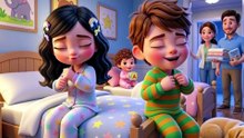 🌙 Lights Off, Good Night! | Bedtime Routine Song for Kids | Nursery Rhymes
