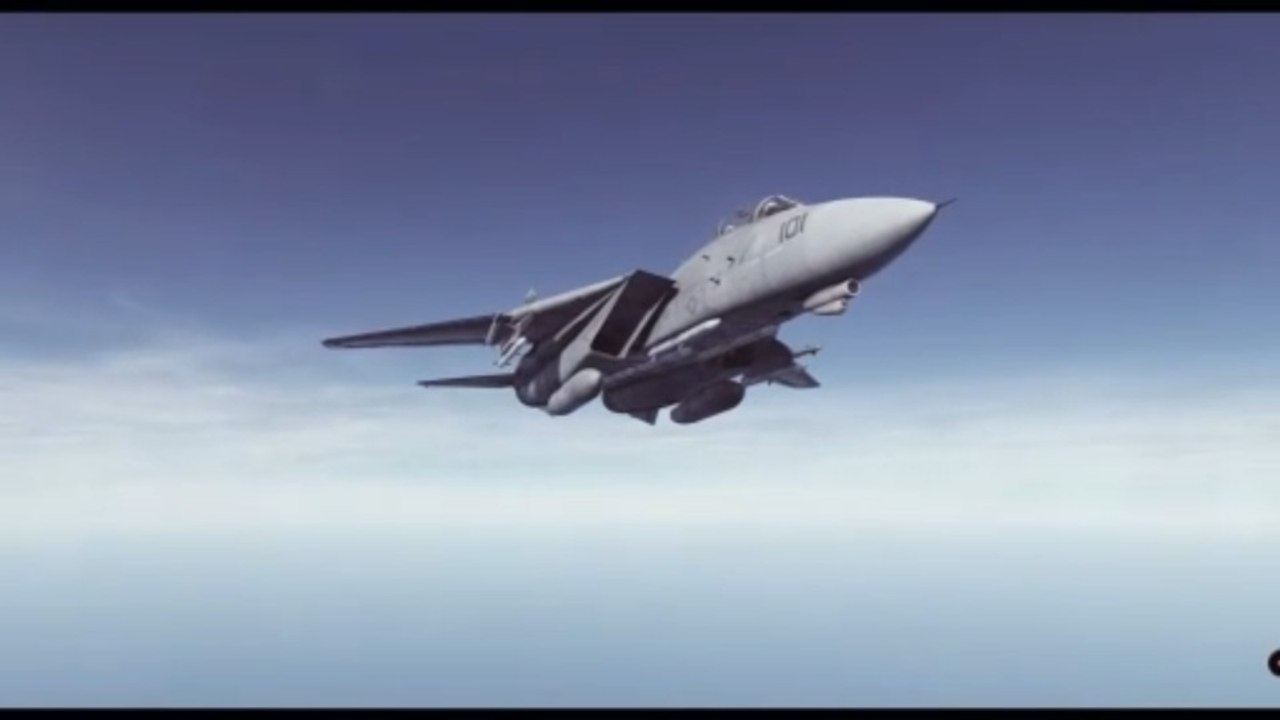 DCS 🌍 F 14 Tomcat 2 AIM 120 Amraams Fox 3 vs 2...