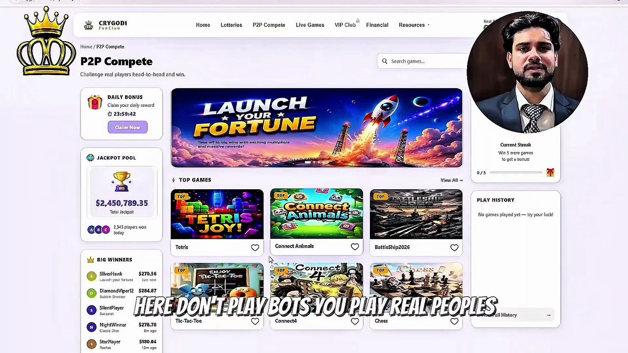 Crygodi-real money, online casino games introduciton