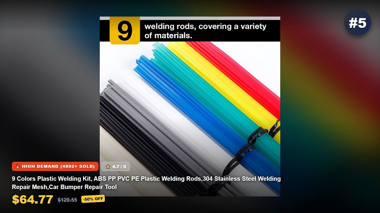 Top 5 Best Top 5 Plastic Welding Rod Kits For R...