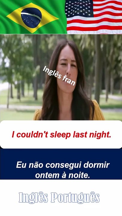 I couldn't sleep last night.