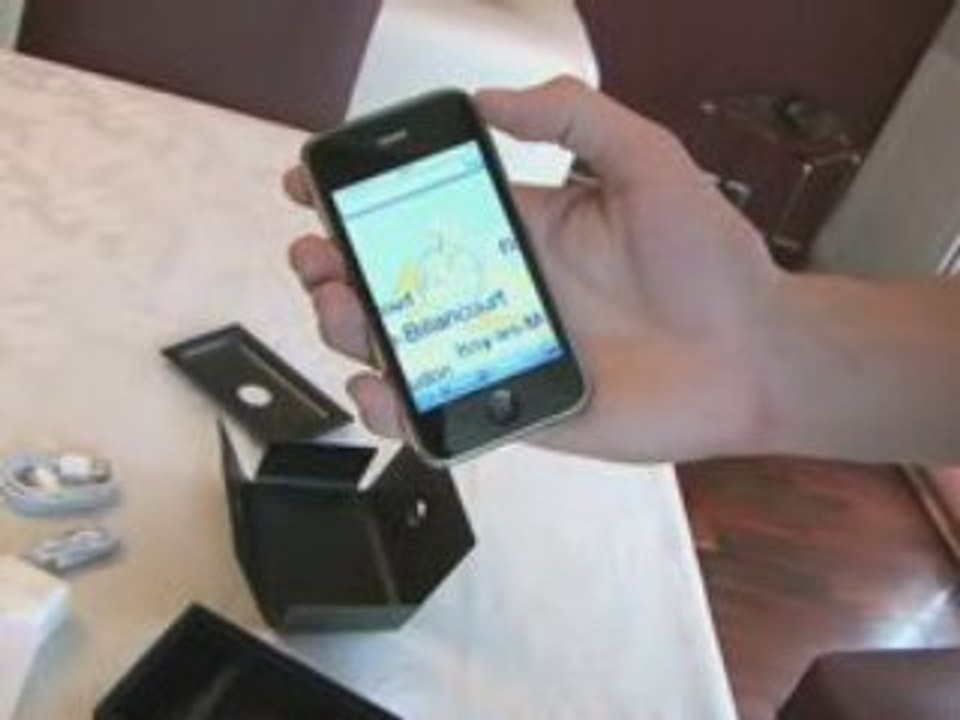 Déballage iPhone 3G Noir 8 Go