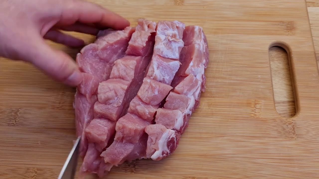 Einfaches Kartoffelrezept mit Fleisch zum Abendessen  Schnelles und einfaches Rezept Abendessen