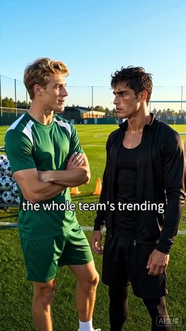 【AI BL】 Kiss Before the Whistle：I stole the goal and a kiss from the enemy captain. [Full] #bl #ai #drama