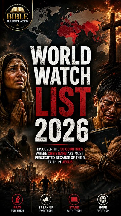 🔥 50 COUNTRIES WHERE CHRISTIANS FACE PERSECUTION IN 2026!