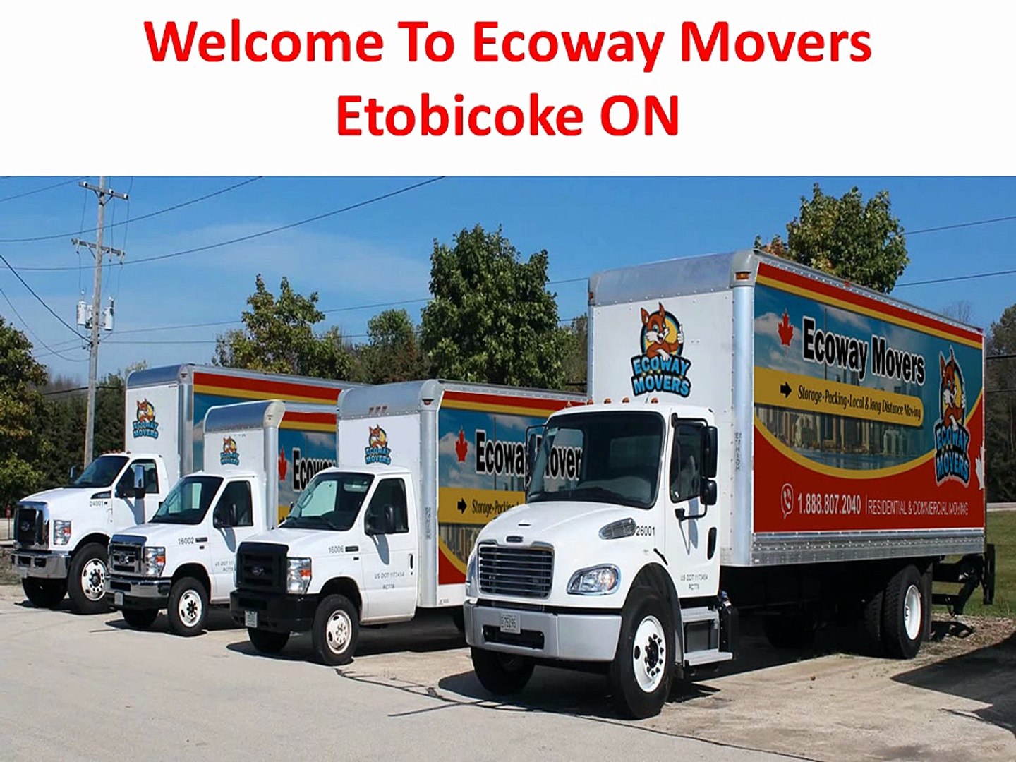 Ecoway Movers : #1 Moving Company in Etobicoke, ON | M8Z 2R4
