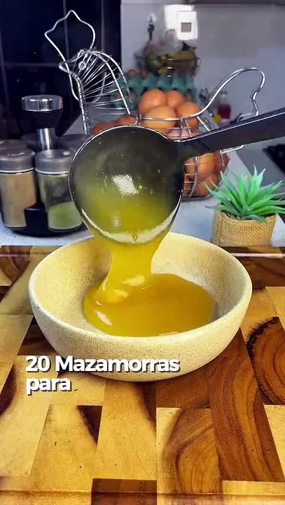 Hoy preparamos esta deliciosa mazamorra de melocotón