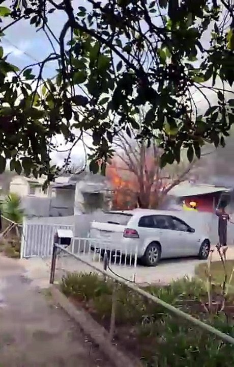 House destroyed by fire in Benalla