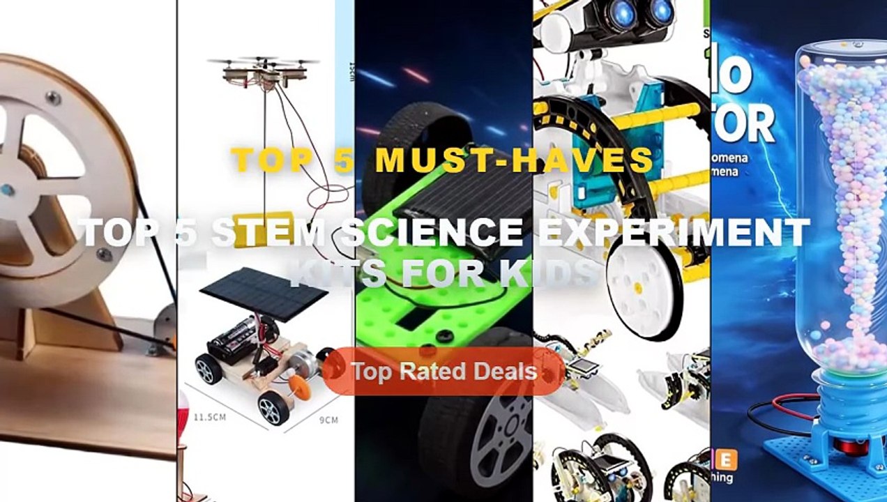 Top 5 STEM Science Experiment Kits For Kids: Top 5 Best Sellers - Electric Tornado Maker DIY STEM Kit Science Experiment...