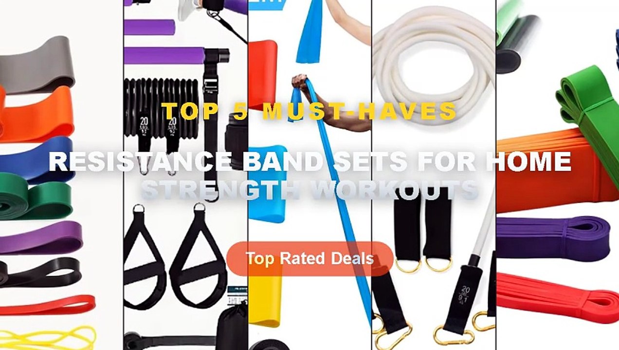 Ultimate Guide to the Best Resistance Band Sets For Home Strength Workouts - Fitness Resistance Bands Set –Elastic Exerc...
