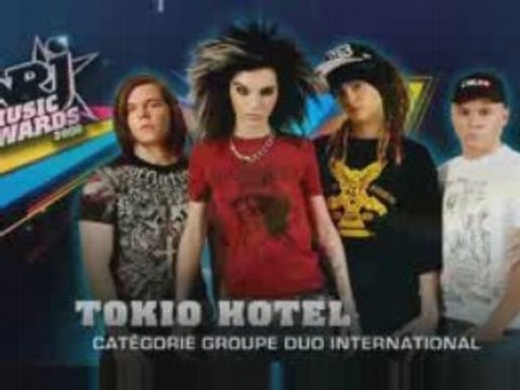 Tokio Hotel aux NRJ Music Awards 2008