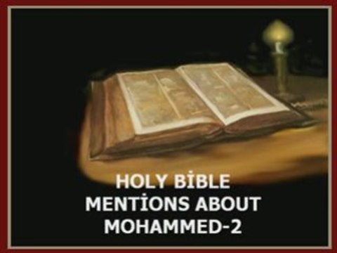 Holy Bible Mentions About Muhammed-2