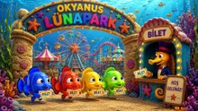Kırmızı Balık ve Arkadaşları: Lunaparkta 🐠🎡 | Çocuklar İçin Eğlenceli Animasyon