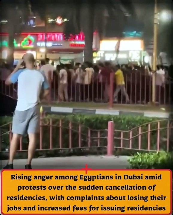 Rising anger among Egyptians in Dubai amid prot...