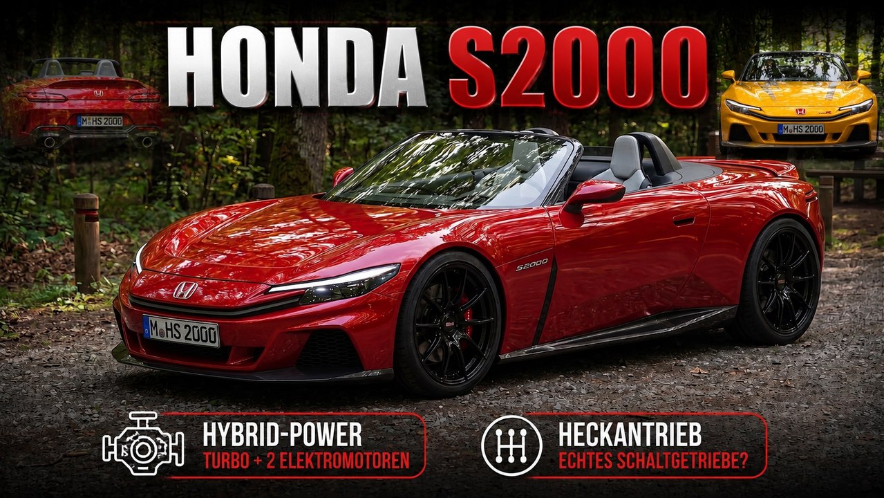 Honda S2000 Rendering mit Acura Nexera Vision als moderne Basis