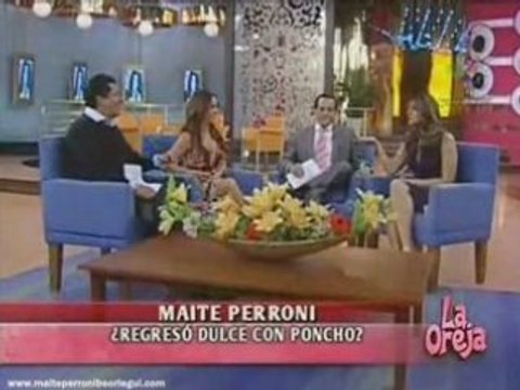 Maite habla de Dulce y Poncho en La Oreja