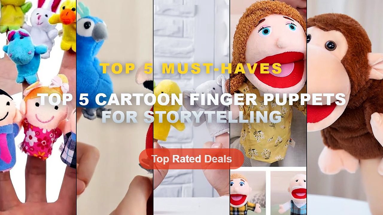 Top 5 Cartoon Finger Puppets For Storytelling:...