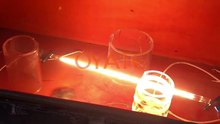 725mm 415v 1500w Short Wave Infrared Heating Lamp Infrared Heating Tubes for Ink Dryers