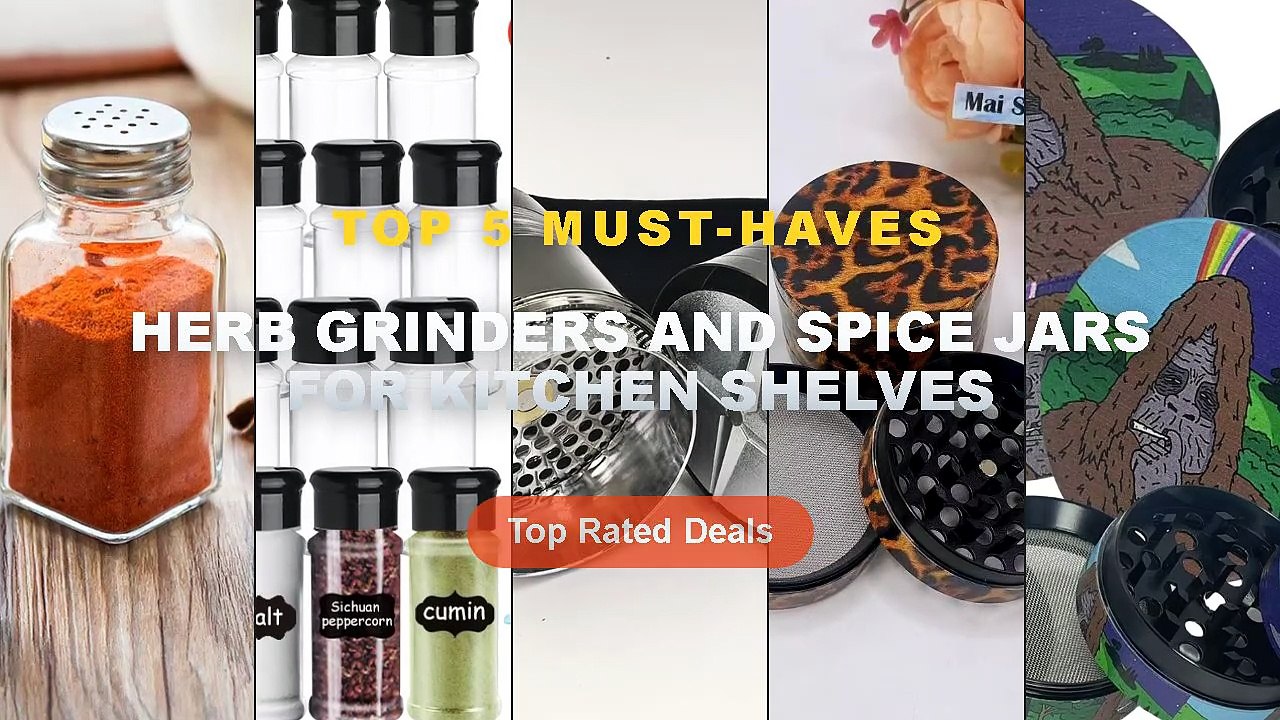 Don't Buy Herb Grinders And Spice Jars For Kitc...