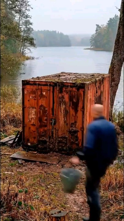 How to transform a shipping container into an unaffordable lake-view home!