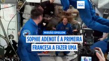 Estação Espacial Internacional: Sophie Adenot torna-se a primeira francesa a dar passeio espacial