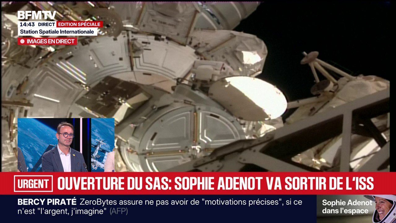 Sophie Adenot: l'astronaute française sort du s...