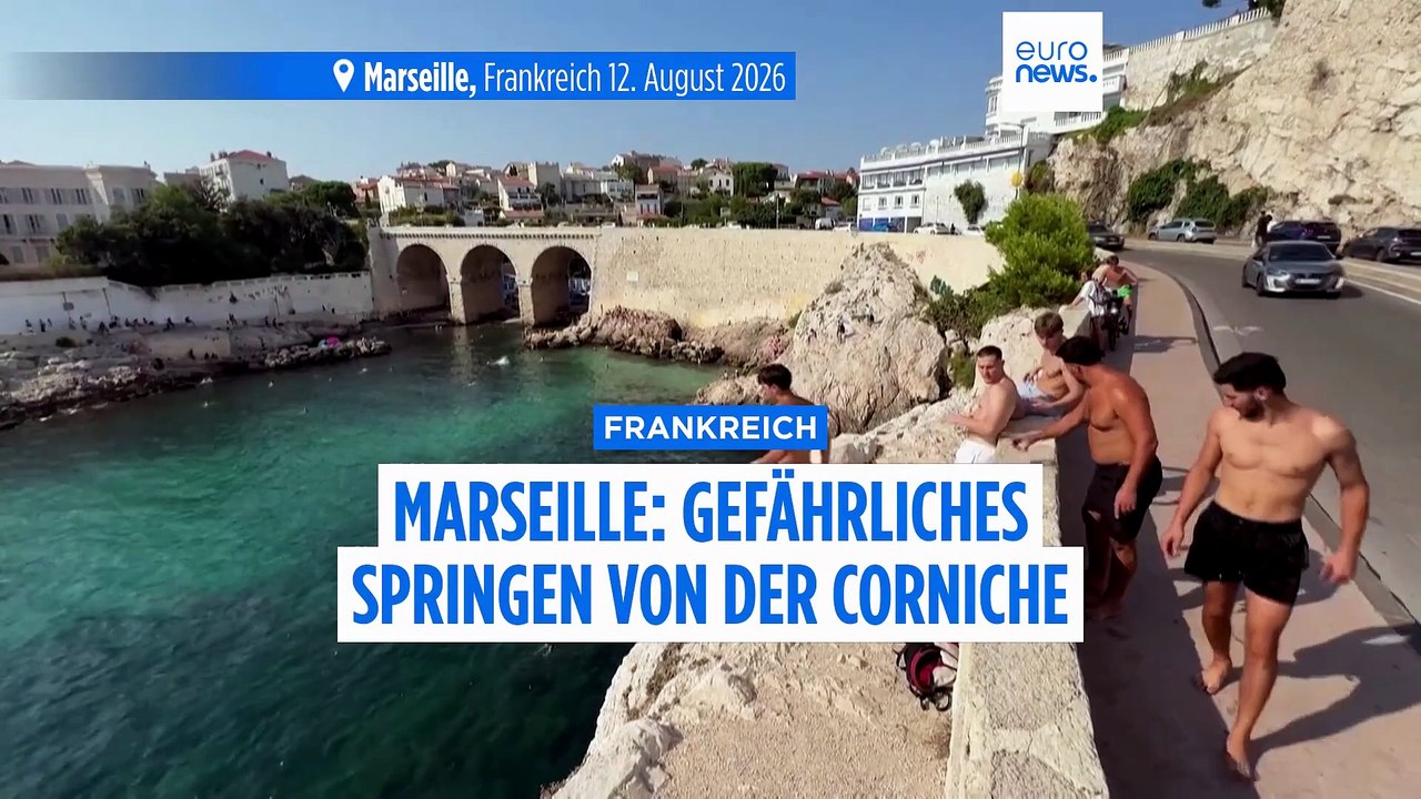 Frankreich: Riskante Sprünge von Klippen in Marseille werden immer beliebter