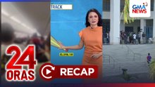 24 Oras: (Part 2) 2 bagyo at isa pang nagbabadyang bagyo sa loob at labas ng PAR; Bahang 'di pa humuhupa sa Pampanga; Na-divert na flight, atbp