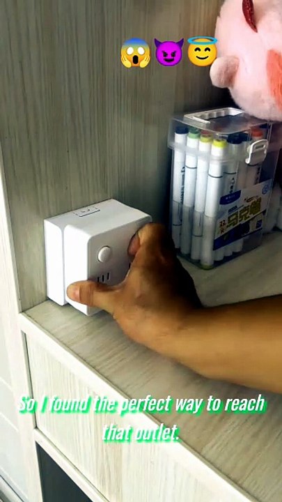Bulky Plug Outlet Hack Gone Wrong #LifeHacks #short #viral #trending #shortfeed