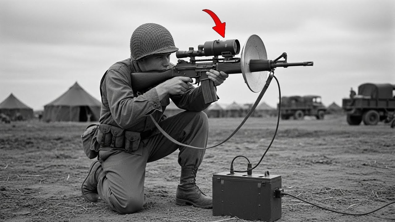 When They Put a "Ray Gun" Scope on an M1 Carbine — Japanese Couldn't Hide at Night