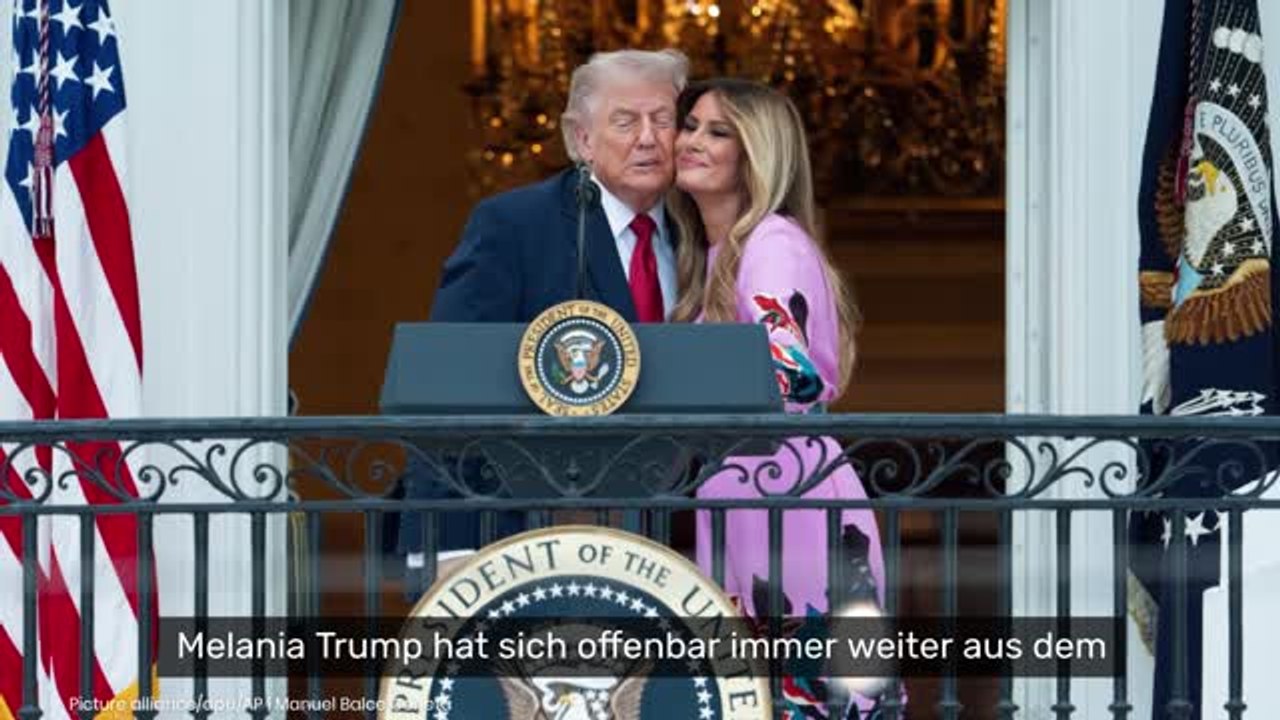 No Glomex Melania Trump: Trump-Biograf sicher - Melania hat 'die Rolle der Ehefrau aufgegeben'