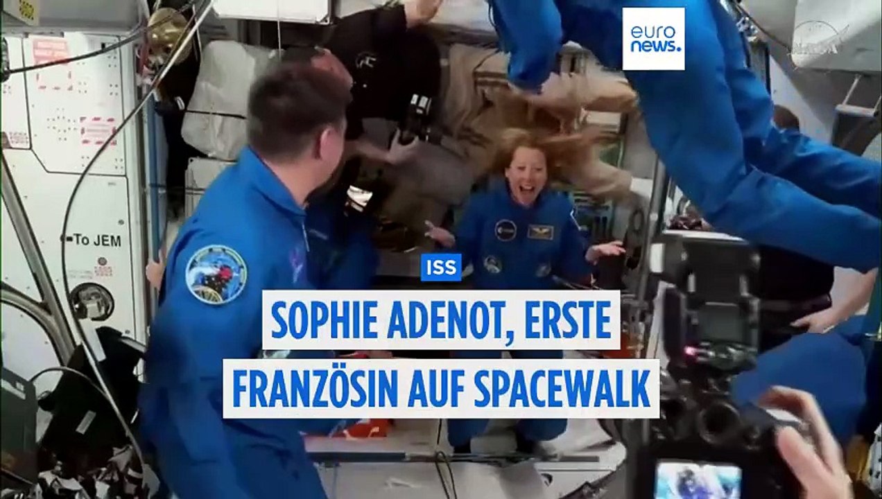 ISS: Astronautin Sophie Adenot ist die erste Französin auf Spacewalk