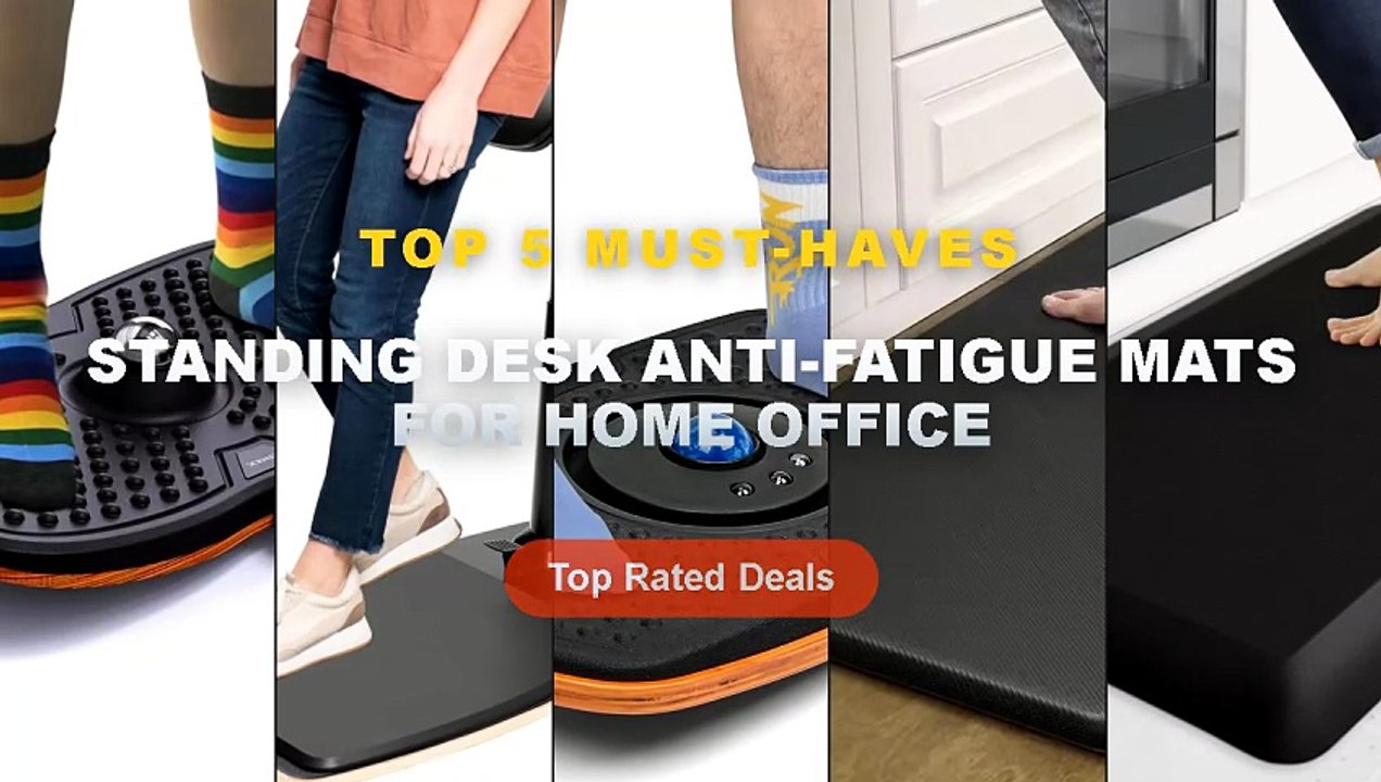 Standing Desk Anti-Fatigue Mats For Home Office...
