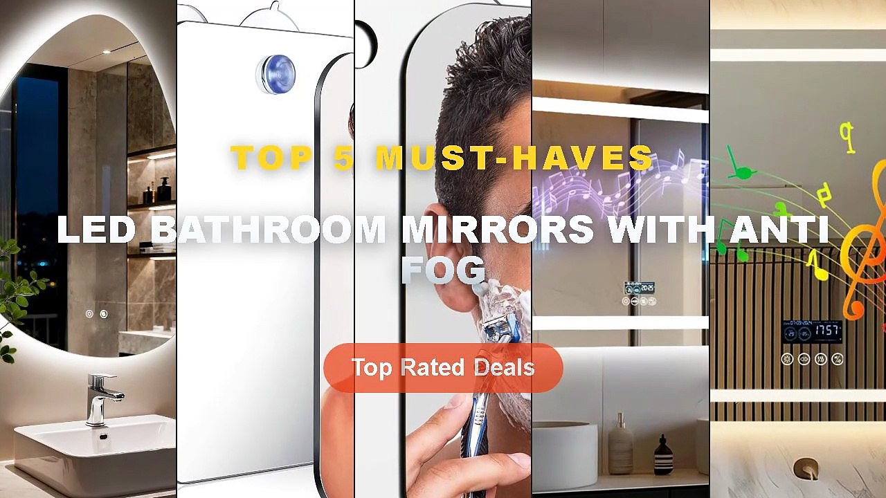Cheap & Best LED Bathroom Mirrors With Anti Fog...