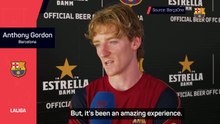 Gordon loving every minute at Barcelona