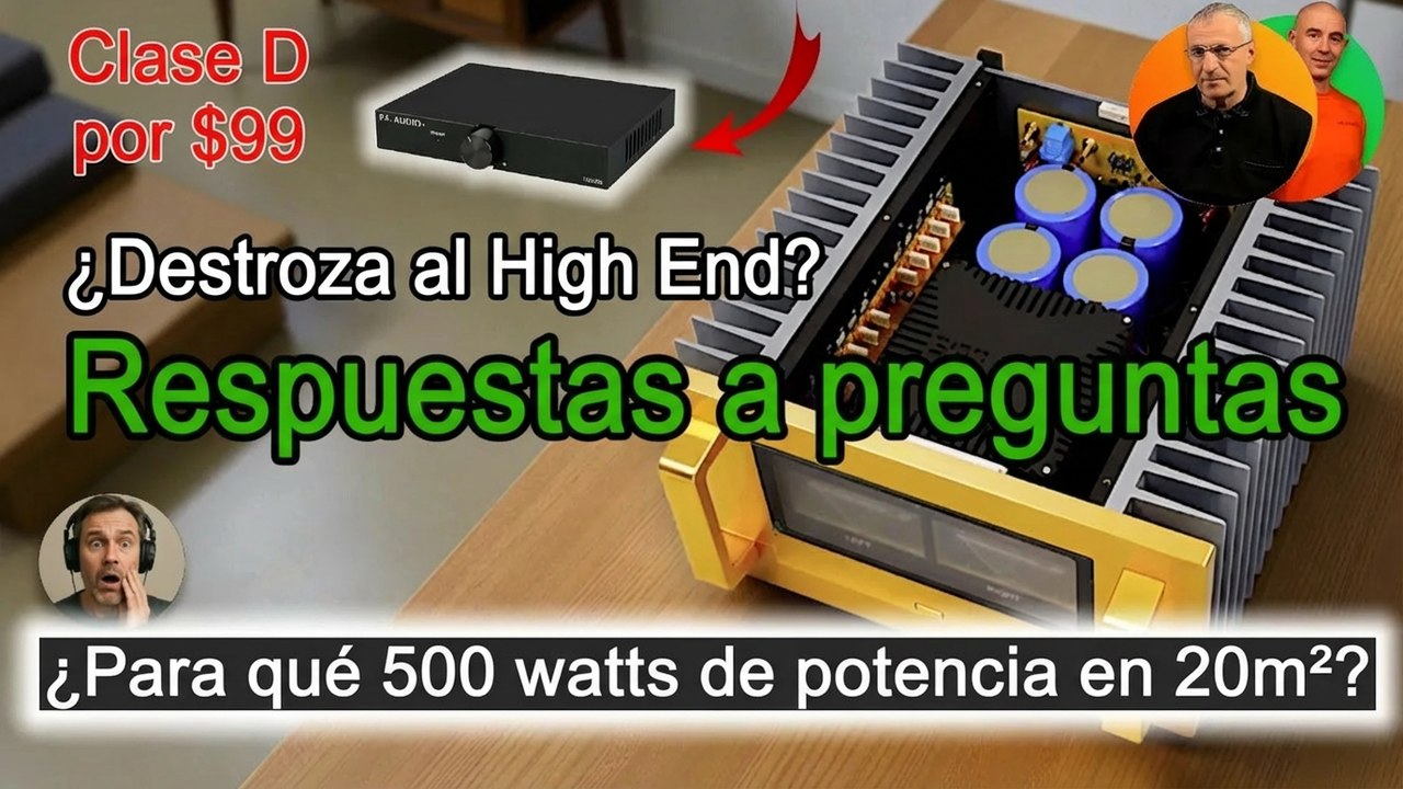 ¿De verdad necesitas 500 W en casa? La verdad sobre amplificadores y picos de potencia