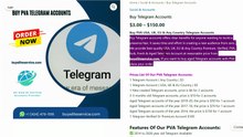 Buy Telegram Accounts, Telegram Accounts for sale