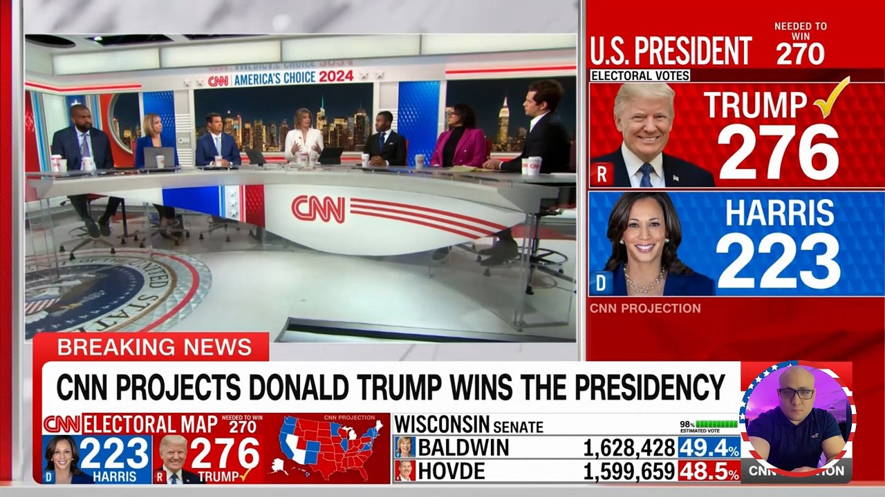 Donald Trump elected 47th President of The United States of America. #POTUS #DonaldTrump #Breaking #History #Trump @POTUS @DonaldTrump