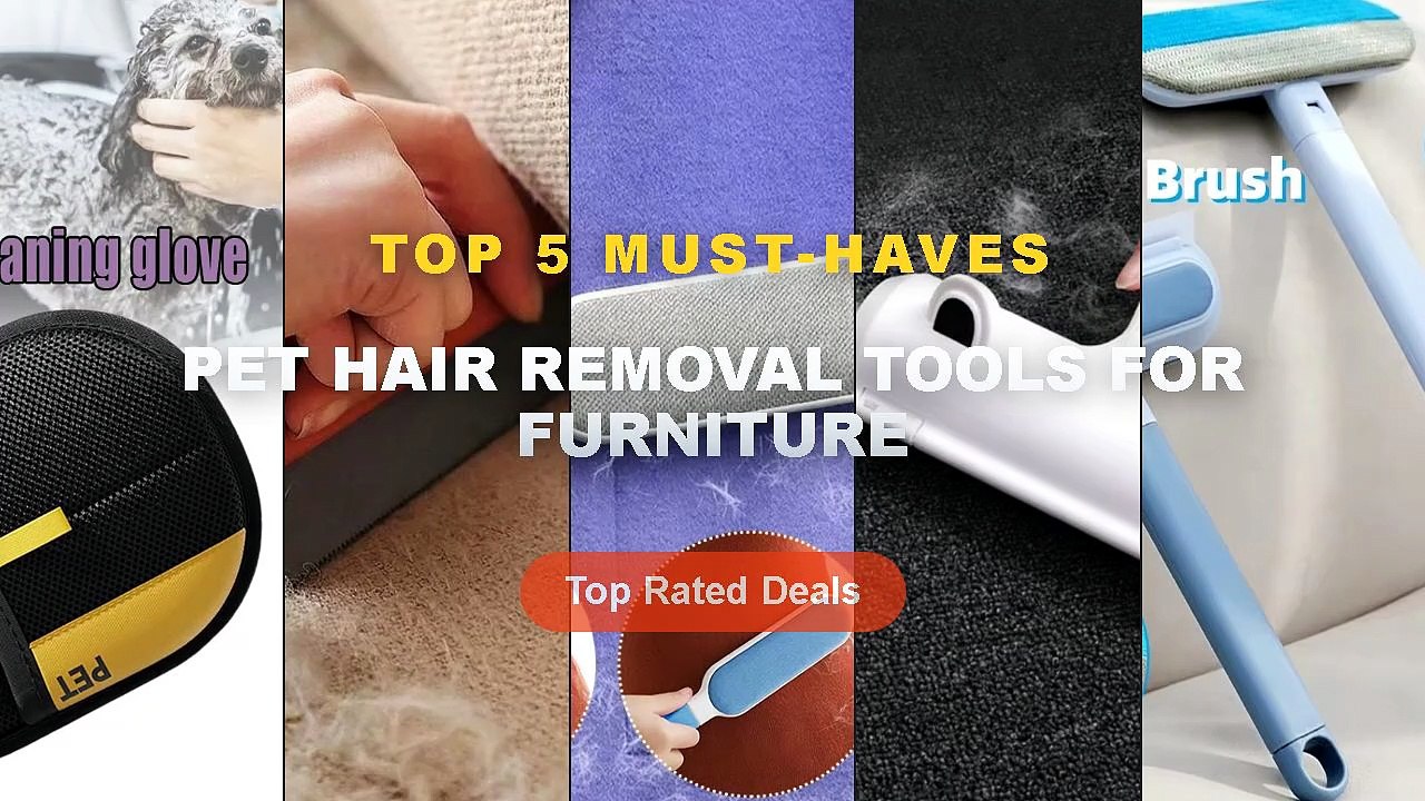 Top 5 Best Pet Hair Removal Tools For Furniture...