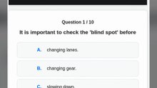 Blind Spots / Road Safety Basic Theory Test Singapore