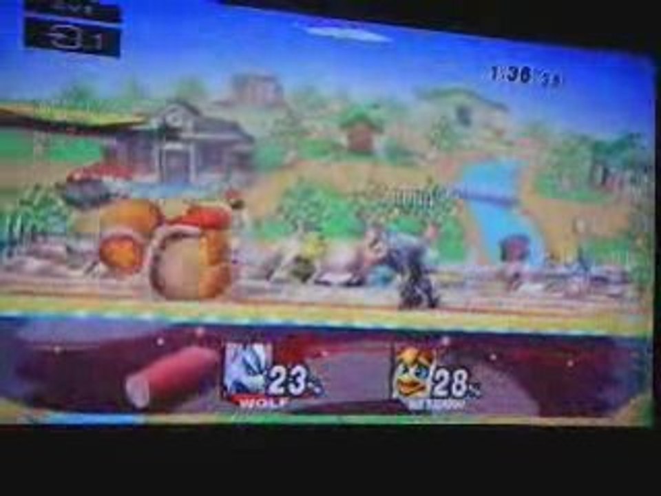 Super Smash Bros Brawl Wolf vs Roi Dadidou