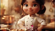 Tiny Chef Makes a Giant Feast! 👩‍🍳✨ | Miniature Cooking Magic #Shorts
