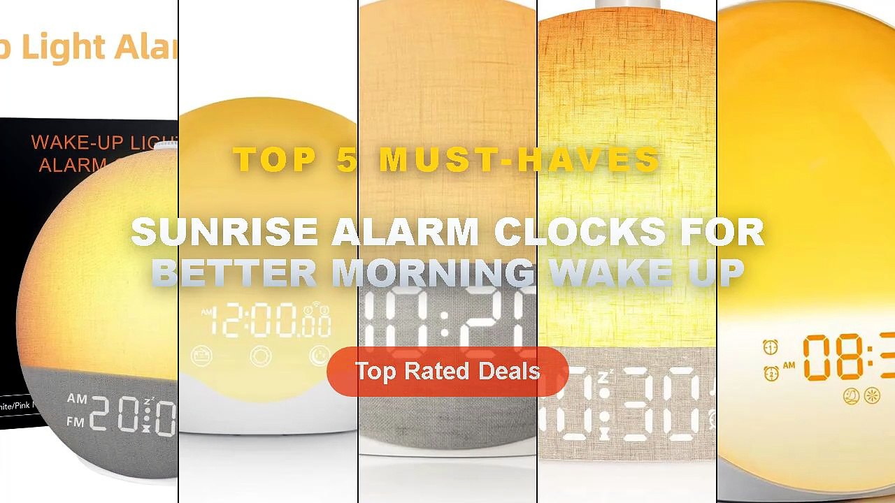 Amazing Sunrise Alarm Clocks For Better Morning...