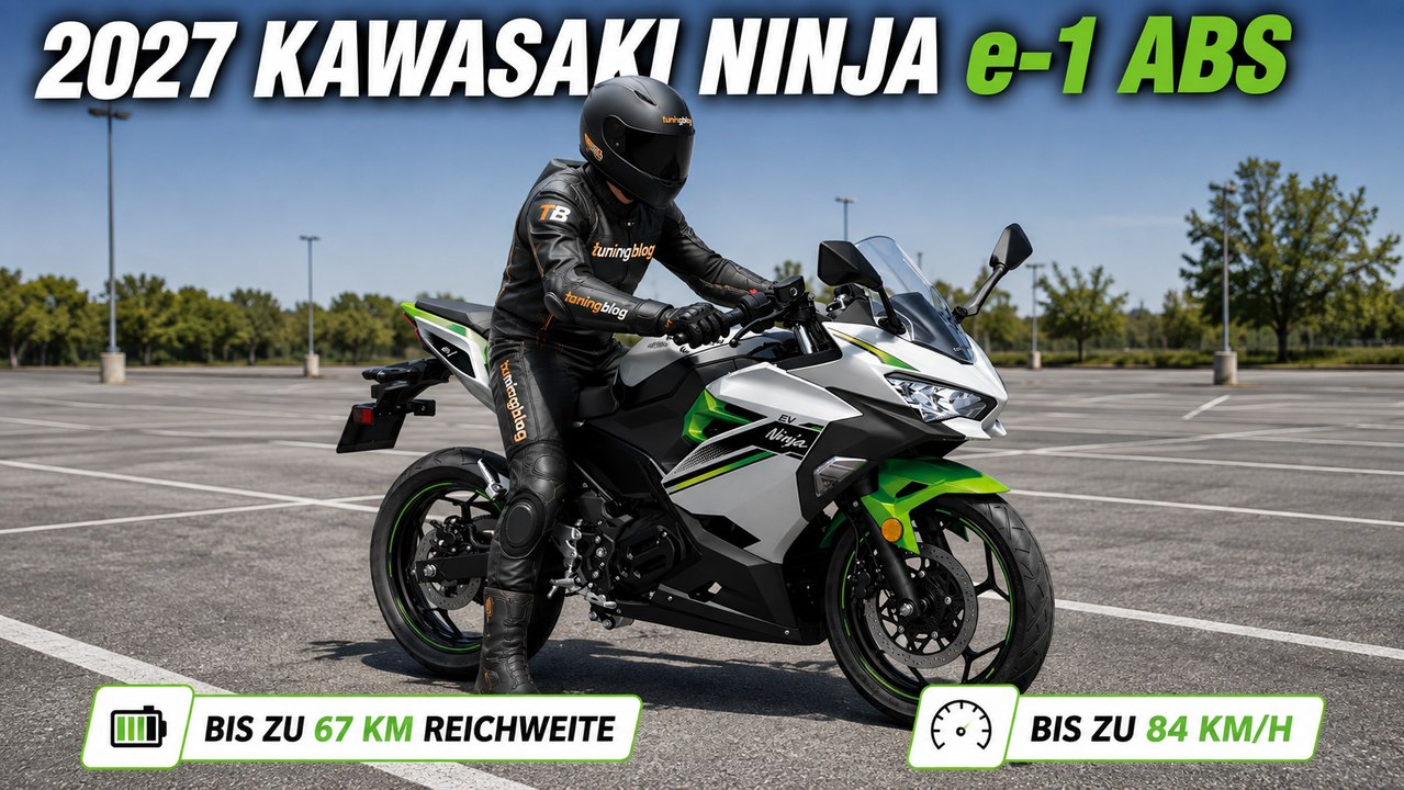 2027 Kawasaki Ninja e-1 ABS: Das bietet das elektrische Sportbike