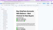 Which Is Nice Seller to Buy OnlyFans Accounts With Balance and Get Good Value?