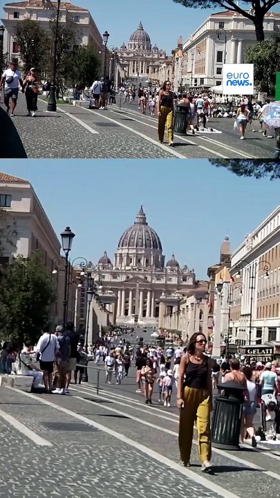Besonderer Anblick in Rom: Dürre legt in Rom Reste einer antiken Römerbrücke frei